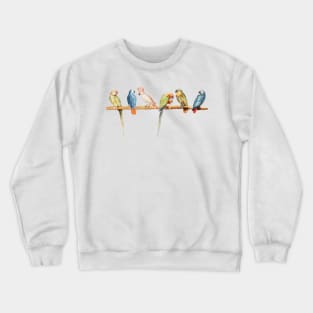 Perch of Parrots Crewneck Sweatshirt